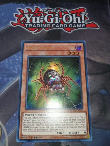 Baby Spider Ultra Rare Yu-gi-oh! Original Konami