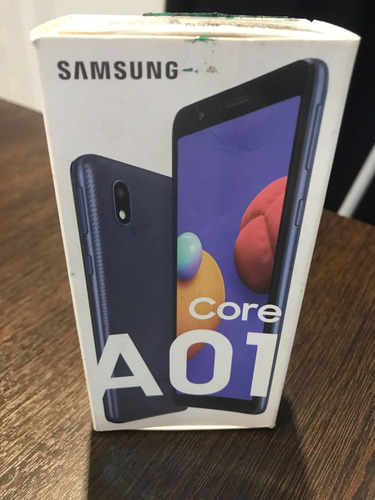 Celular Samsung Galaxy A01 Core Con Cajita Original Azul (Usado)