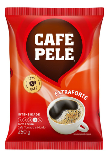 Café Torrado e Moído Extraforte Café Pelé Pacote 250g