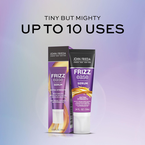 Suero Capilar Anti Frizz John Frieda, Viaje, 0.34 Oz/pack De