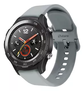 Correa Compatible Con Huawei Watch 2 Gris Hebilla 20m