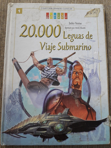 20000 Leguas De Viaje Submarino. J. Verne. Genios  Ilustrado