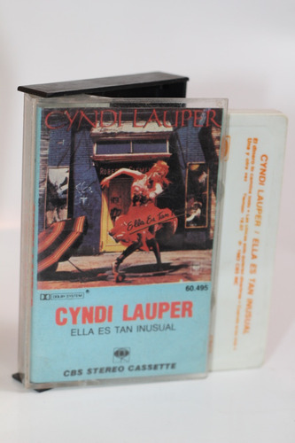 Cassette Cyndi Lauper Ella Es Tan Inusual 1983 She's Unusual