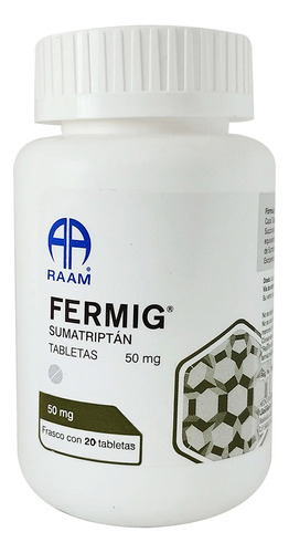 Ferming Sumatriptán 50 Mg Frasco Con 20 Tabletas