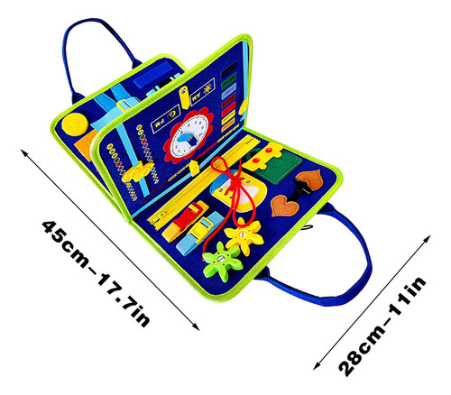 Juego De Juguetes Sensoriales Busy Board Para Niños Autistas