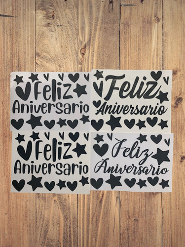 Calcomanias Stikers Globos Burbuja Feliz Cumpleaños
