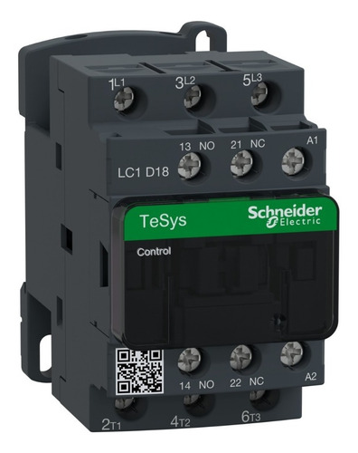 Contactor  Tesys 18amp 110vac  Lc1d18f7 Schneider Electric