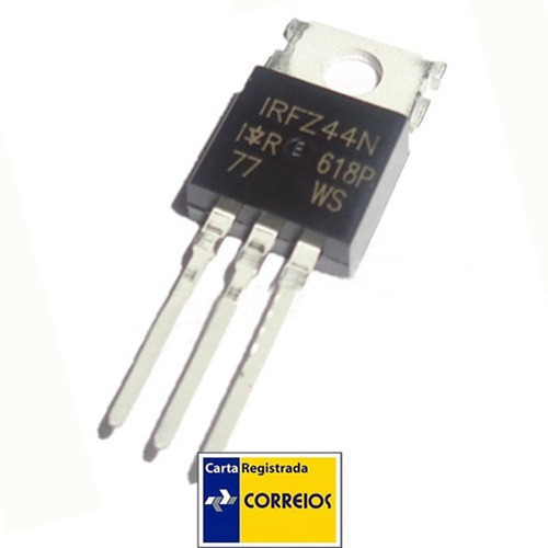 10 Pçs Transistor Mosfet Irfz44n - N-channel 49a 55v To-220ab - Frete Cr