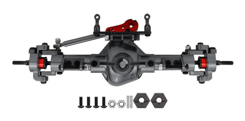 Eje Delantero A Escala 1:10 Con Base Servo Para Axial Scx10