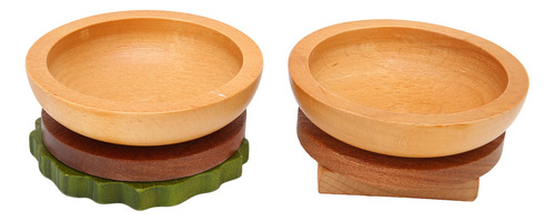 Posavasos De Madera Para Bebidas, Juego De Posavasos Para Ha