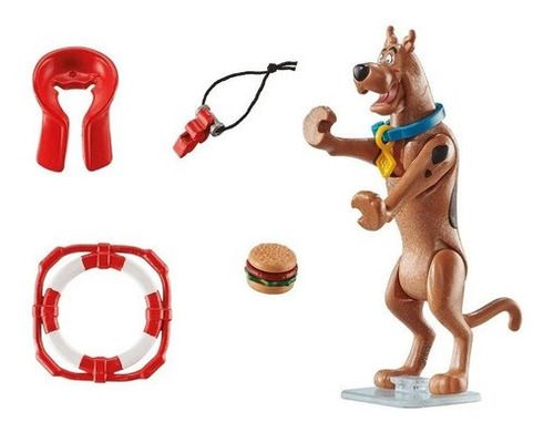 Boneco Brinquedo Playmobil Scooby Doo Salva Vidas Cartoon