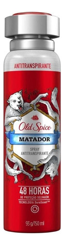 Desodorante Spray Antitranspirante Old Spice Matador 150ml