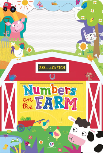Numbers on the farm, de Brooks, Susie. Ciranda Cultural Editora E Distribuidora Ltda., capa mole em inglês, 2021