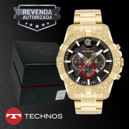Relógio Technos Masculino Analógico Esportivo Flamengo 100m