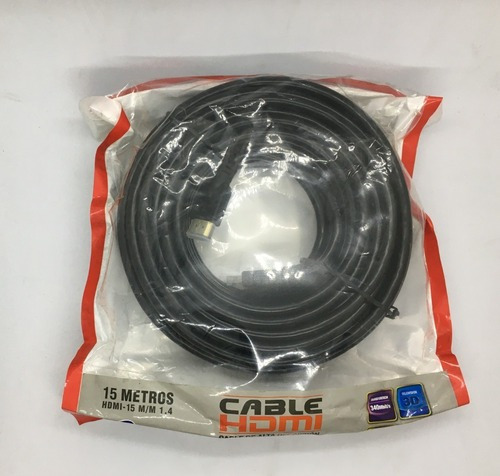 Imagen 3 de 3 de Cable Hdmi 15 Metros Tv Smart Led Dvd Ficha Oro Full Hd Noga