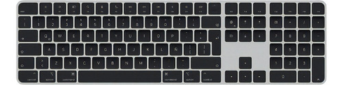 Apple Magic Keyboard Touch Id Y Teclado Numérico Sp La Negro Idioma Español Latinoamérica Color Del Teclado Negro
