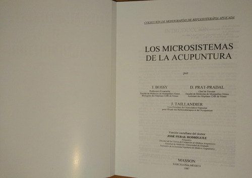 Los Microsistemas De La Acupuntura