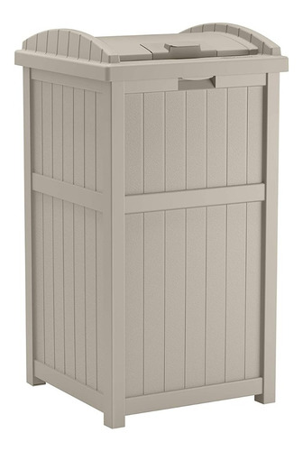 Cubo De Basura Oculto Suncast 31inch Para Patio Jardin 33gal