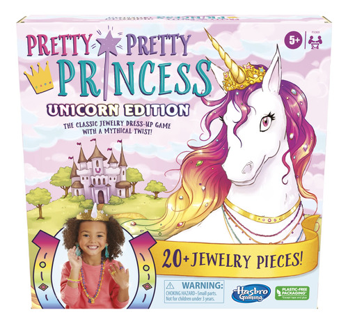 Hasbro Gaming Pretty Princess Unicorn Edition Juego De Mesa,