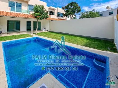 Estrena Casa De 4 Recámaras Con Alberca Y Jardin Privativos, 4 Baños Completos, 2 Autos Y Seguridad 24 Hrs.
