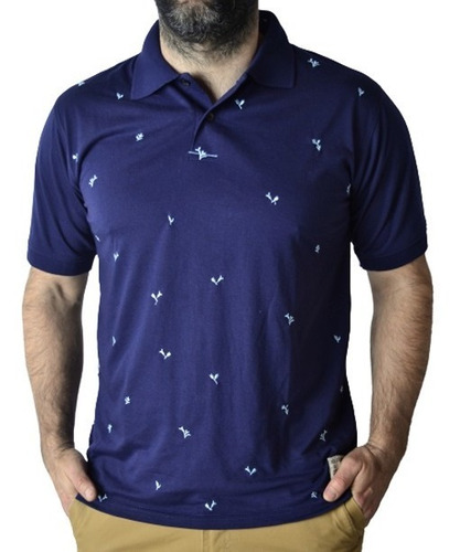 Chomba Bordada Remera Hombre The Big Shop