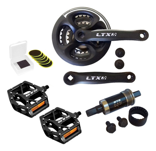 Pe De Vela Garra Ltx Tipo Shimano Pedal Gts Eixo Central Gts