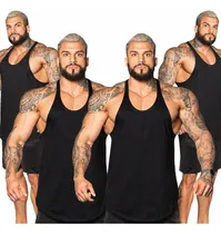 Comprar Kit 4 Musculosas Gym Gimnasio Entrenamiento Crossfit Lisas 
