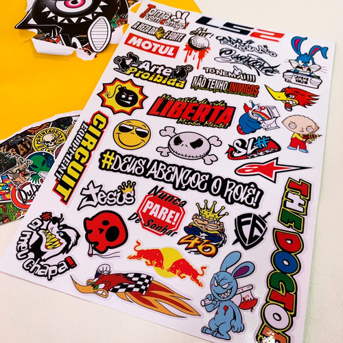 10 Cartelas 244 Moto Gp Bike Tuning Capacete 59d Atacado 01