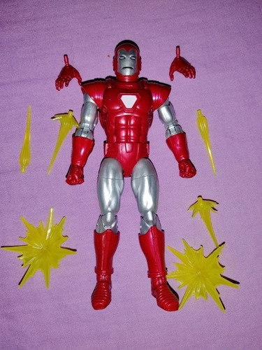 Marvel Legends Exclusivo Walgreens Iron Man Silver Centurion