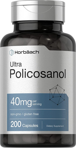 Horbach Policosanol 40 mg 200 cápsulas