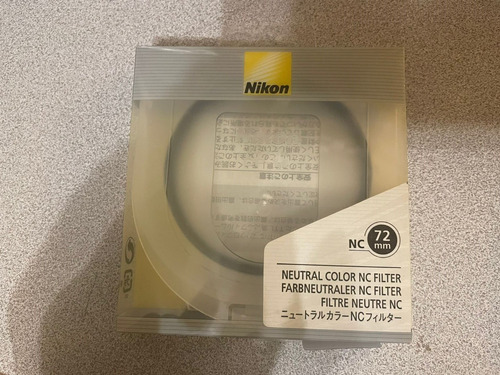 Nikon Filtro Neutro 72mm Nuevo