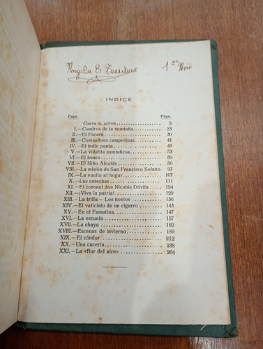 Libro Mis Montañas J. V. Gonzalez La Facultad 1914 (Usado)