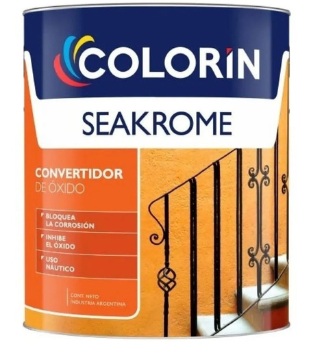 Seakrome Colorín Convertidor De Óxido Colores 1lt - Imagen