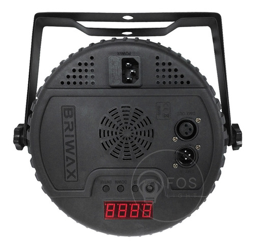 Kit 8 Canhão Refletor Par 64 18 Led Cree 12w Rgbw Dmx Slim