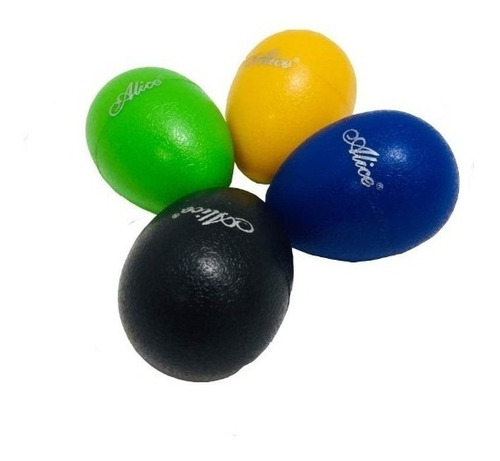 Maraca Tipo Huevo De Varios Colores 2 Piezas, Maracas