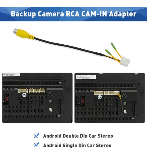 Radio Estéreo De Coche Android Rca Plug 10 Pines De Cã...