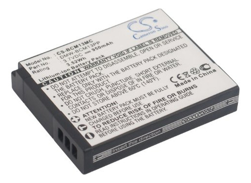 Bateria Repuesto 3.7 V Para Panasonic Dmw-bcm13 Dmw-bcm13e