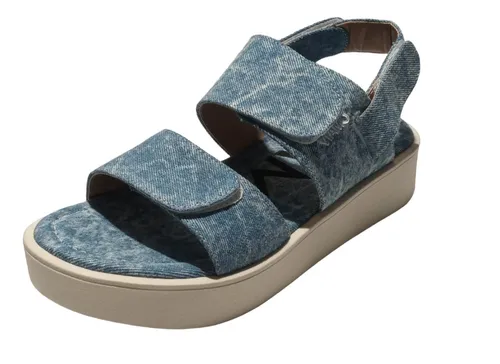 Sandalias Viamo Dion Lona Con Velcros 36 Al 40