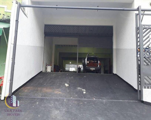 Imagem 1 de 7 de Galpão Para Alugar, 400 M² Por R$ 6.500,00/mês - Vila Osasco - Osasco/sp - Ga0067