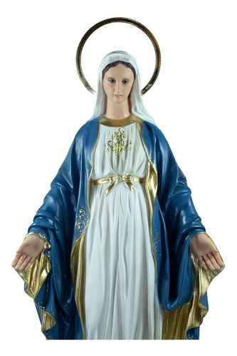 Imagem Escultura Nossa Senhora Das Graças - Colorida 40cm