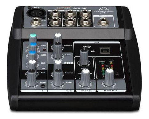 Mixer Analógico Wharfedale Connect 502 Usb