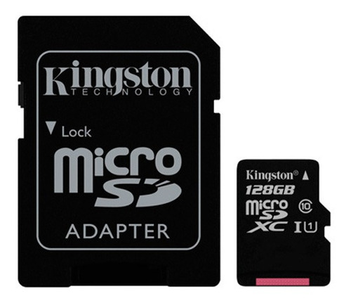 Tarjeta De Memoria Micro Sdxc Kingston Canvas 128gb Clase 10