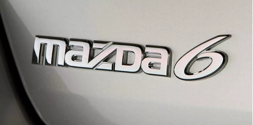 Emblema, Letra Trasera Mazda 6 Cromado + Adhesivo