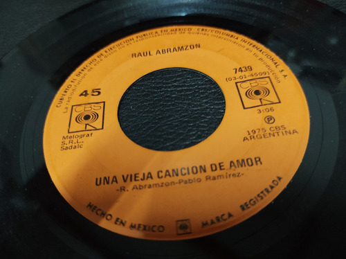 Raul Abramzon Una Vieja Canción De Amor Vinilo Ep Vinyl