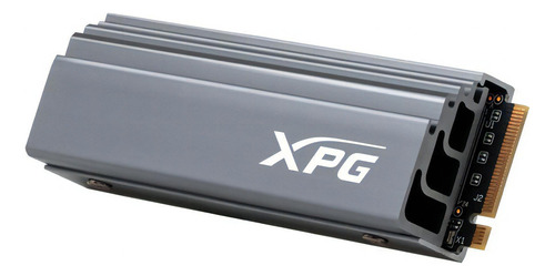 SSD Adata Xpg Gammix S70 de 2 TB, M.2 PCI-e Gen4 Nvme, 7400 MB/s, color gris