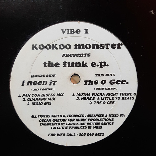 Vinilo Kookoo Monster The Funk Ep E2