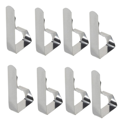 Clips 8pcs Clips De Falda De Acero Inoxidable Soporte Para