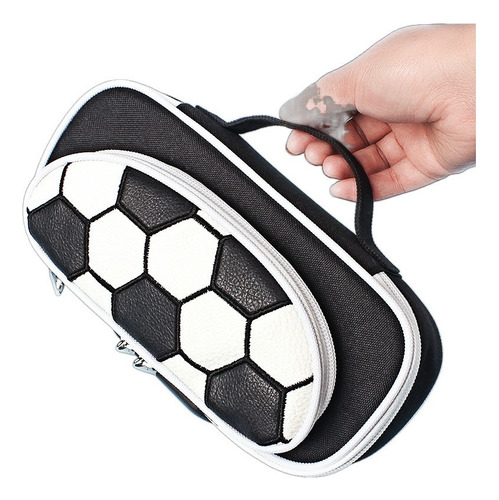 Estuche Para Lápices Con Candado De Combinación De Fútbol