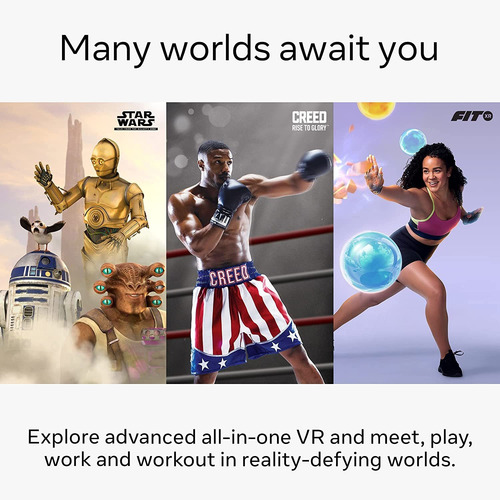 Imagen 4 de 10 de Meta Quest 2 Auriculares Avanzados De Realidad Virtual 256gb