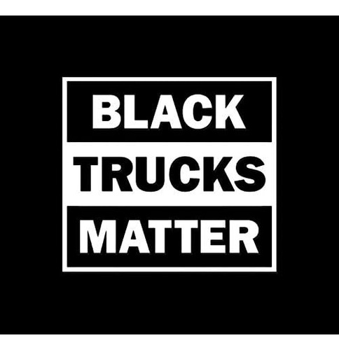 Black Trucks Matter Decal Vinyl Sticker|cars Trucks Van...